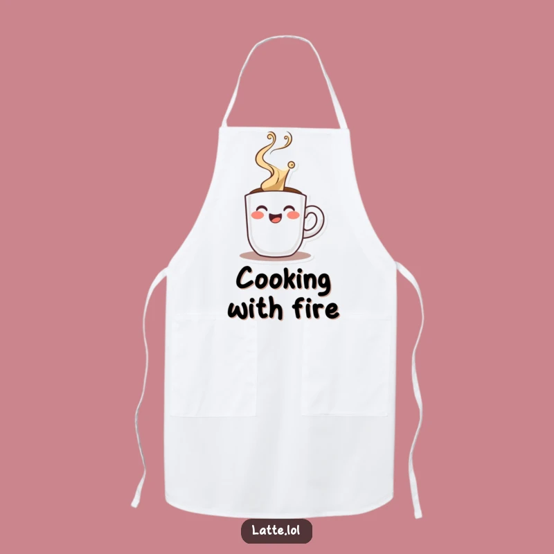Funny Espresso Shot Apron: Brew Up Some Power!