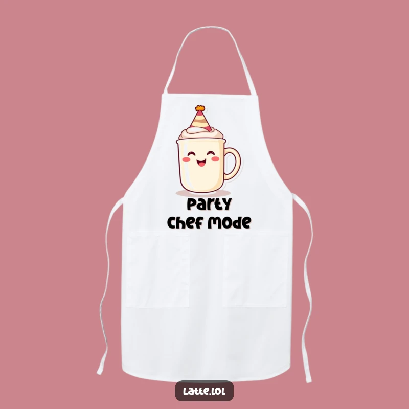 Funny Party Hat Apron: Cook with Festive Grins