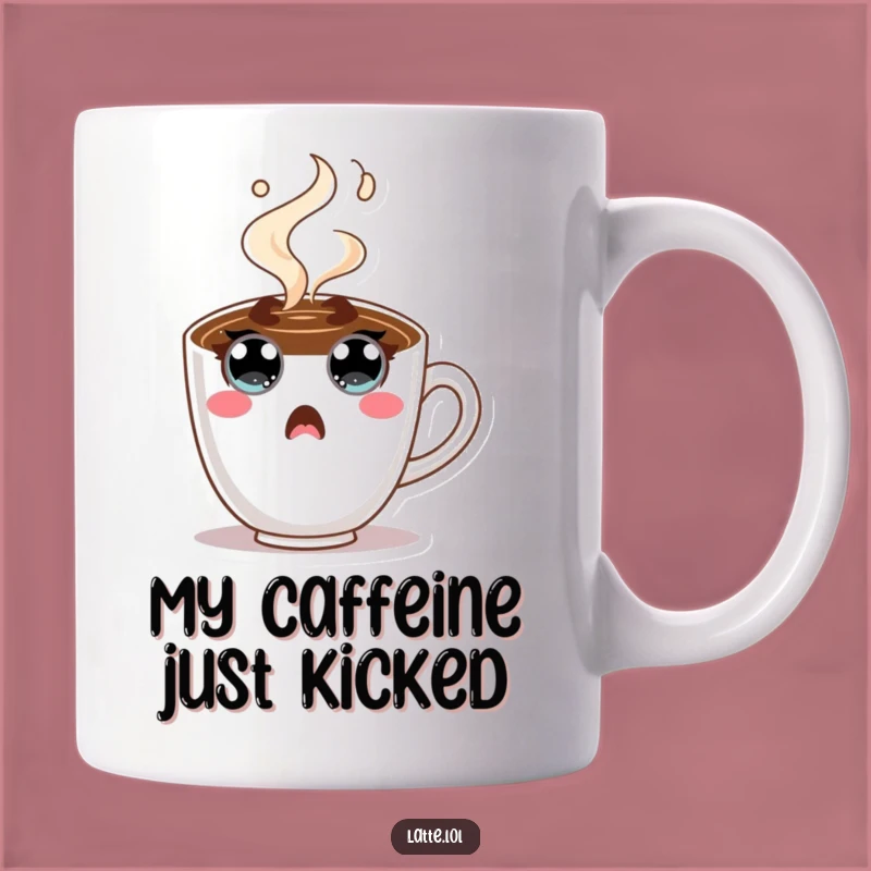 Funny Surprised Coffee Cup Mug - Wide-Eyed Character, Perfect Funny Gift