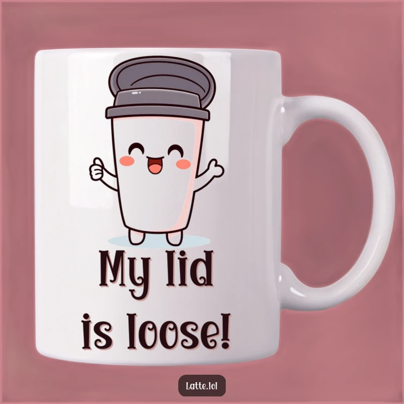 Funny Travel Mug Delight: Lid Pops Open, Perfect Humorous Gift Idea!