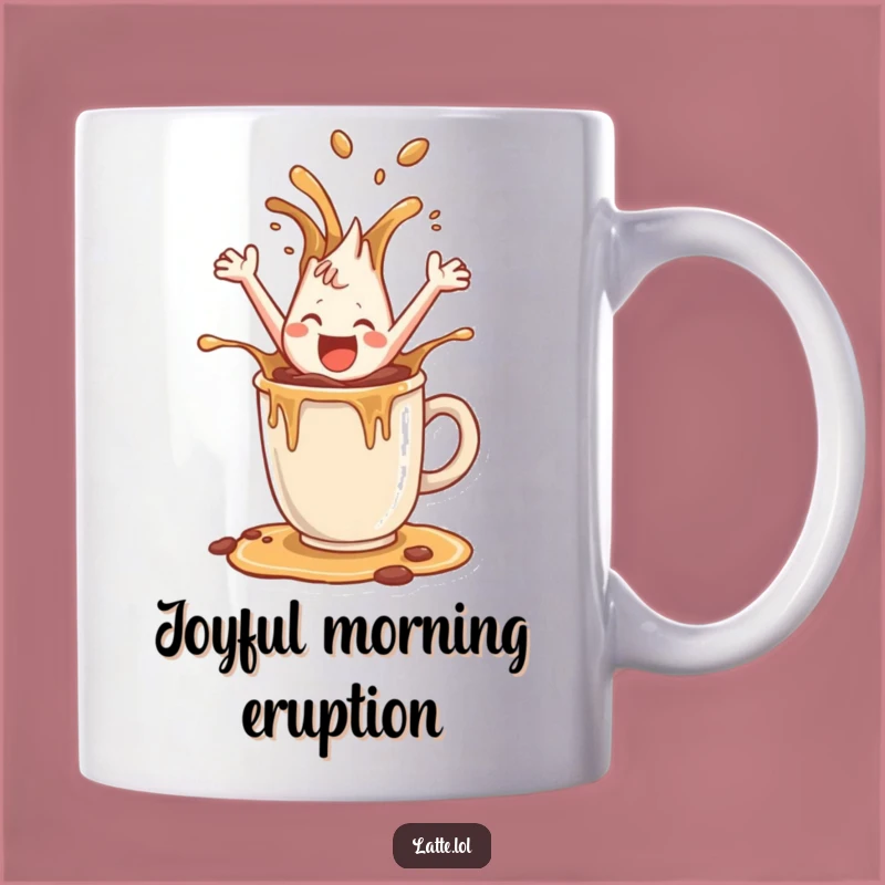 Funny Joyful Splash Mug: A Burst of Happiness in Every Sip