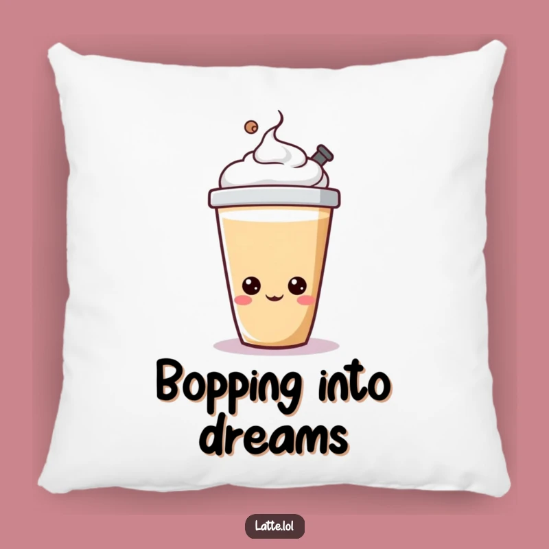 Funny Latte Lid Pillow: Soft & Hilarious Gift for Cheerful Comfort