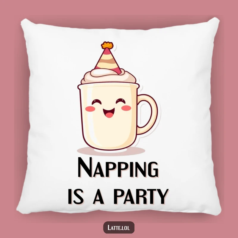 Comfy Funny Party Hat Pillow: Snuggle Up with Festive Fun