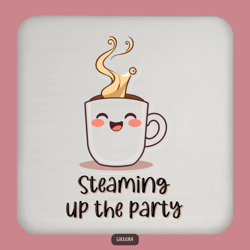 Funny Espresso Shot Drink Coaster: Protect Surfaces with Power!