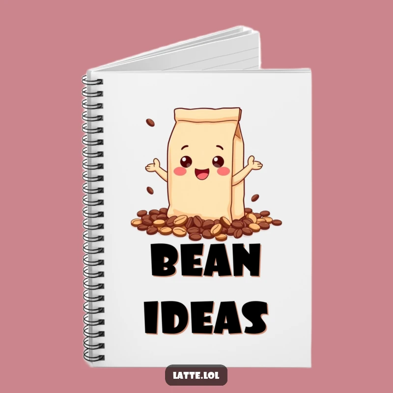 Funny Coffee Bag Notebook: Gleeful Spill Pages, Perfect Humorous Journal for Coffee Lovers!
