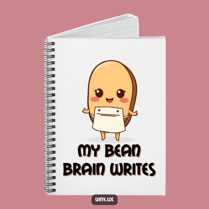 Funny Coffee Bean Apron Notebook: Jot Down Coffee Thoughts
