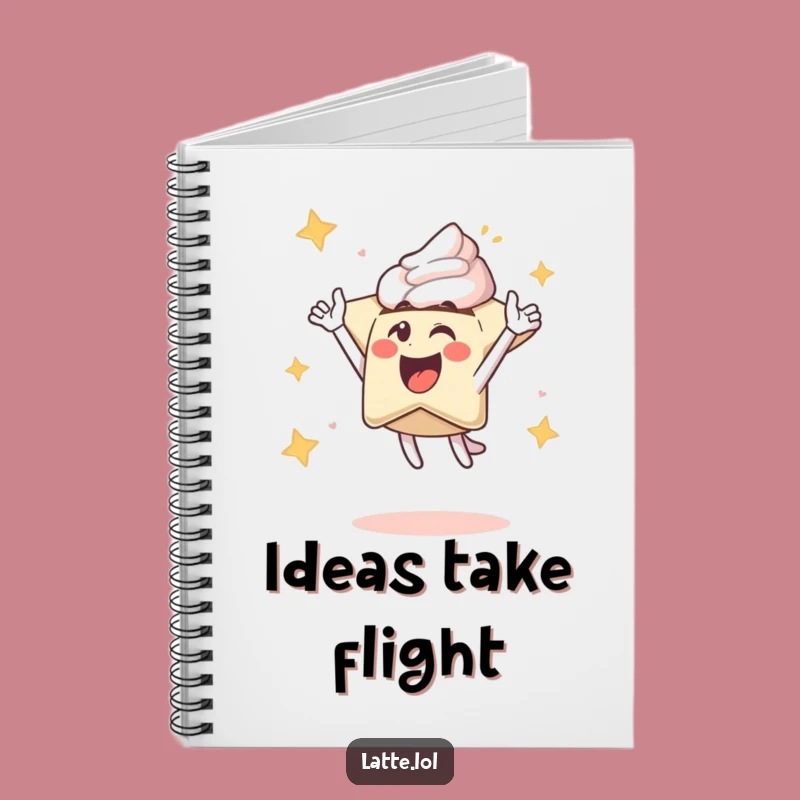 Funny Latte Art Star Notebook: Jot Down Brilliant Ideas with Excitement