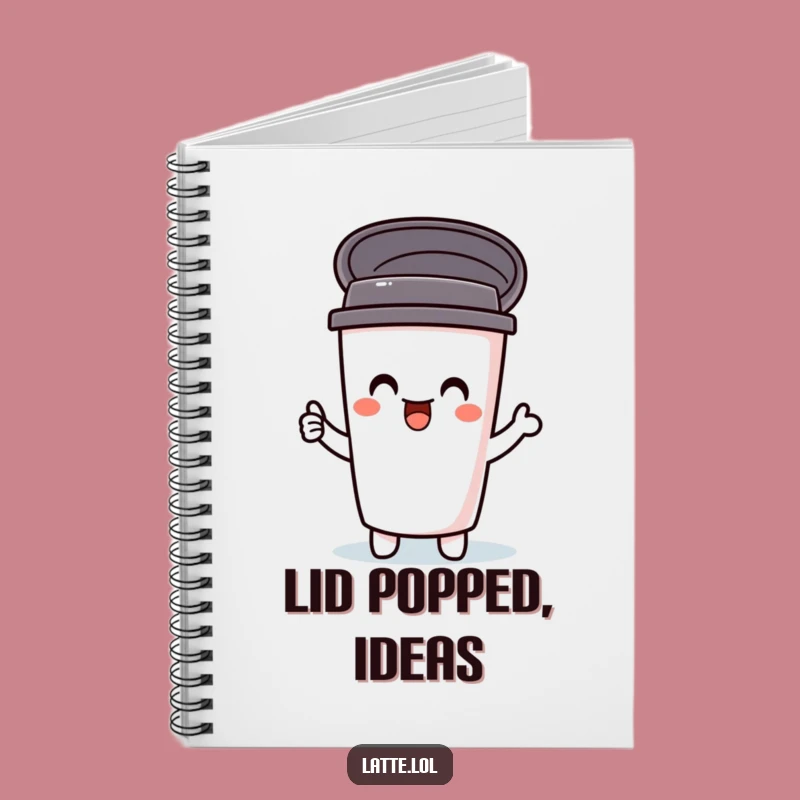 Funny Travel Mug Notebook: Delightful Lid Pop Pages, Perfect Humorous Gift for Writers!