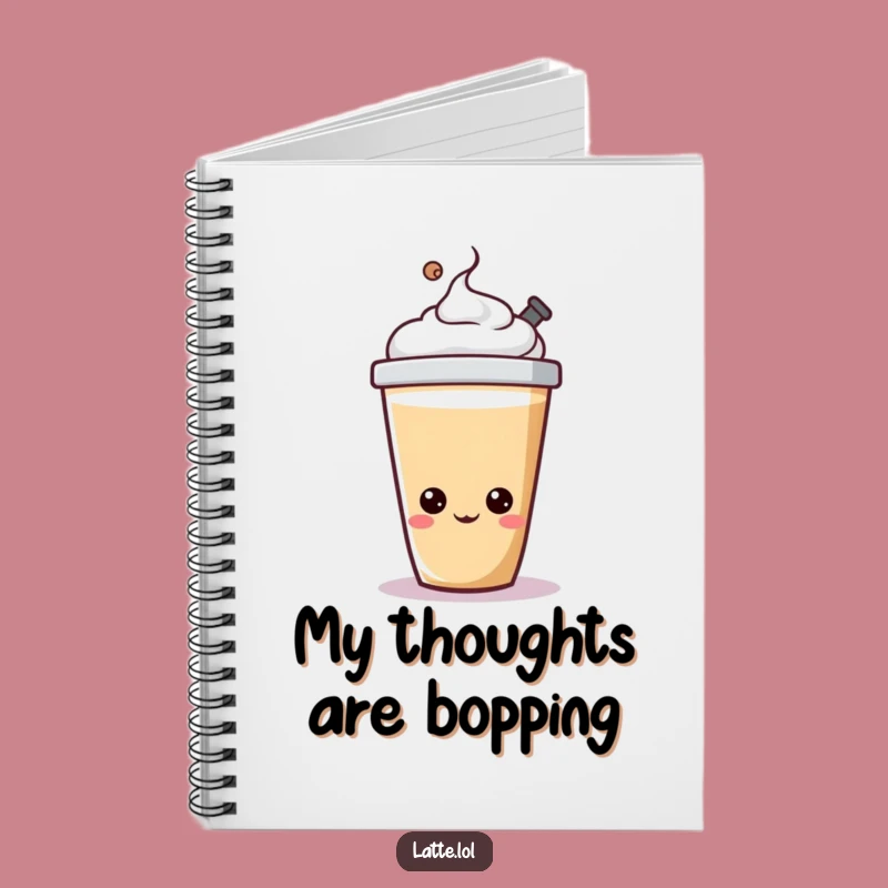 Funny Latte Ideas Notebook: Hilarious & Cheerful Journal for Creative Minds