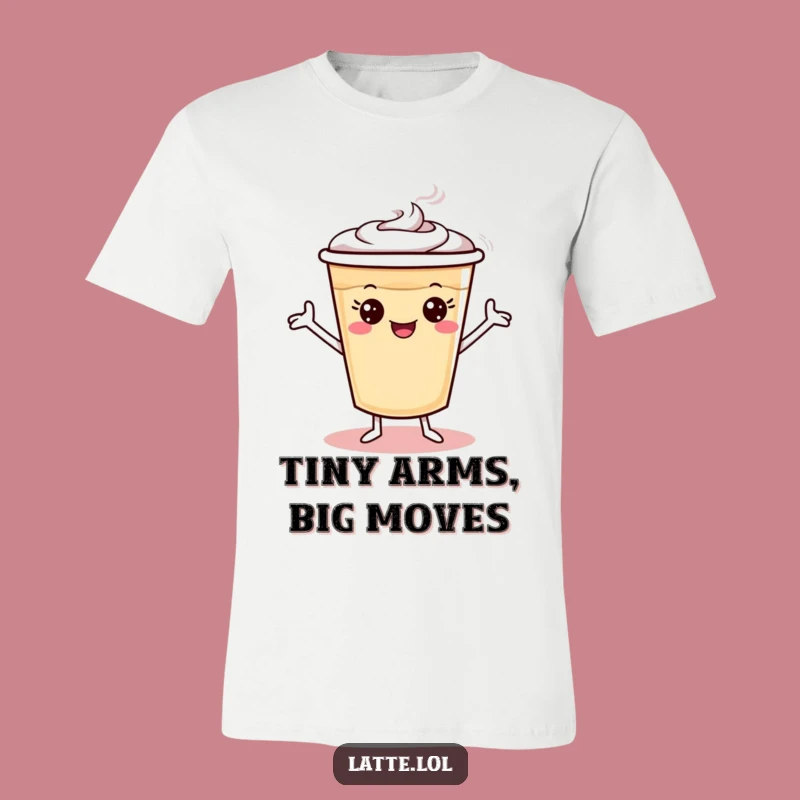 Funny Dancing Latte Tee: Funky & Hilarious Coffee Drinker Apparel