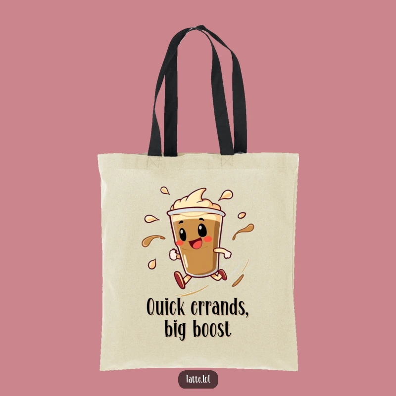 Espresso Spin Funny Tote Bag: Speedy Shot, Liquid Trails, Carry Your Energy Gift